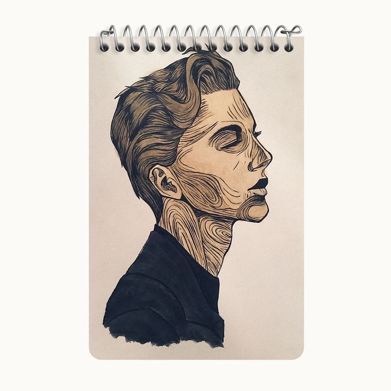 دفتر یادداشت 50 برگ خندالو طرح پسر کد F7633