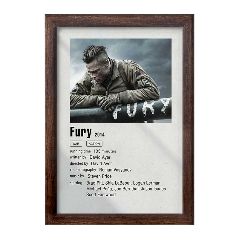 تابلو خندالو طرح خشم (Fury) کد F11319