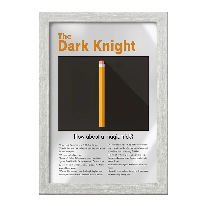 تابلو خندالو طرح شوالیه تاریکی (The Dark Knight) کد F13826