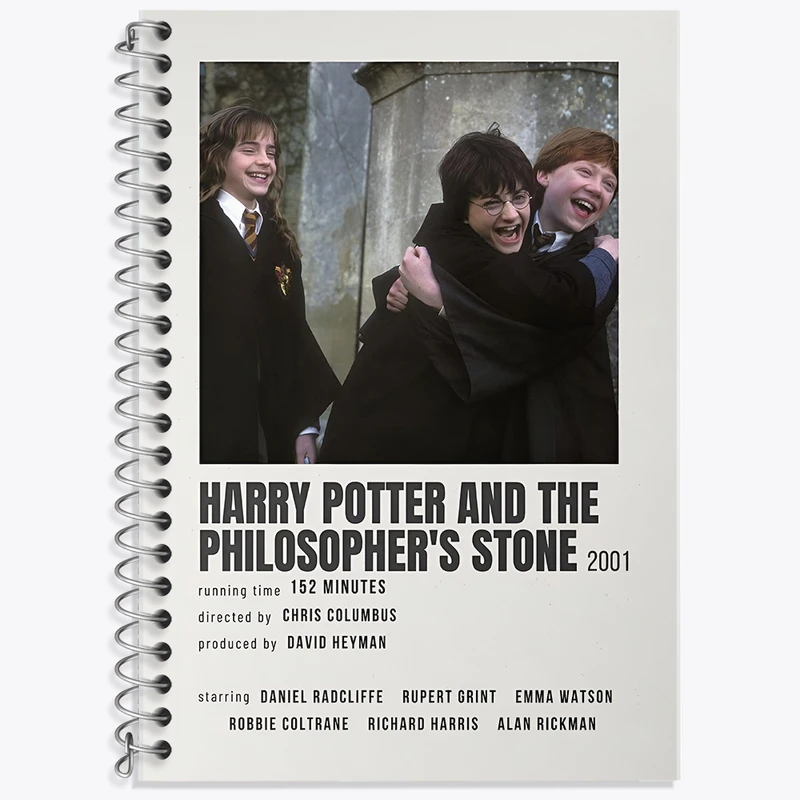 دفتر زبان دوخط 50 برگ خندالو طرح هری پاتر (Harry Potter) کد F13290