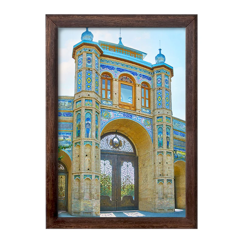 تابلو خندالو طرح سر در باغ ملی تهران کد 37353