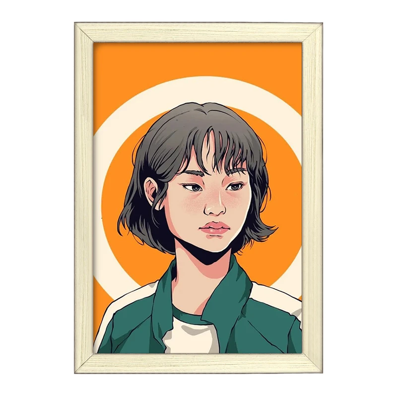 تابلو خندالو طرح کانگ سه بیوک بازی مرکب Squid Game  کد 10798