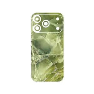 MAHOOT Green_Crystal_Marble Cover Sticker for Apple iPhone 17 Pro