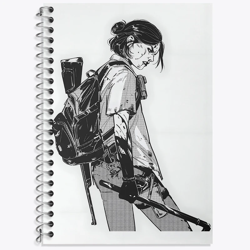 دفتر لغت 50 برگ خندالو طرح آخرین بازمانده از ما (The Last of Us) کد F4453