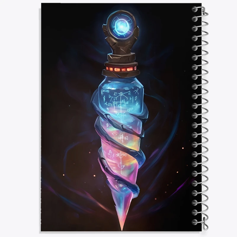 دفتر شطرنجی 50 برگ خندالو طرح بطری معجون جادویی کد F10775