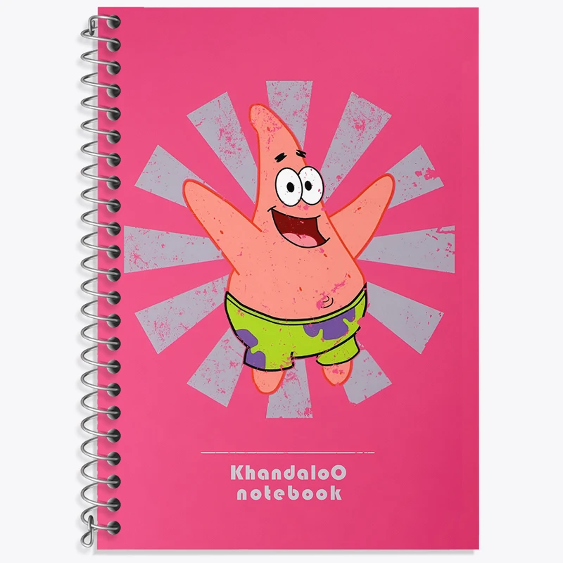 دفتر نت موسیقی 50 برگ خندالو طرح پاتریک کد N9450