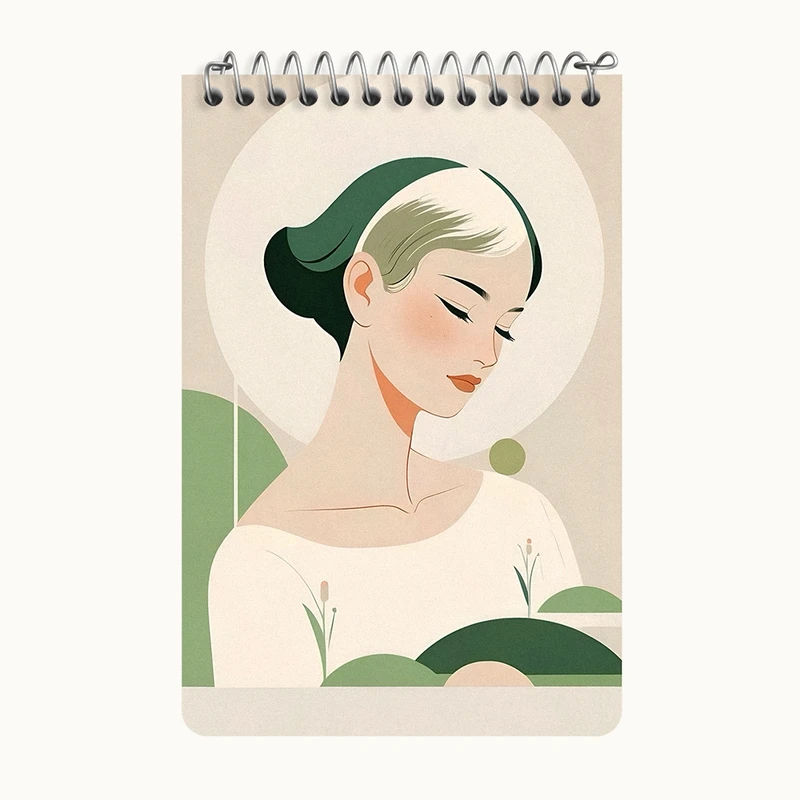 دفتر یادداشت 50 برگ خندالو طرح دخترانه کد F10824