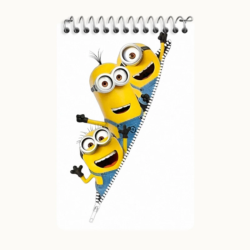 دفتر یادداشت 50 برگ خندالو طرح مینیون ها (Minions) کد F5911