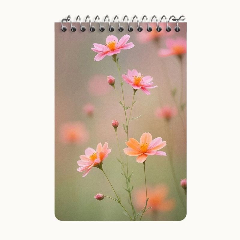 دفتر یادداشت 50 برگ خندالو طرح گل کد F10911