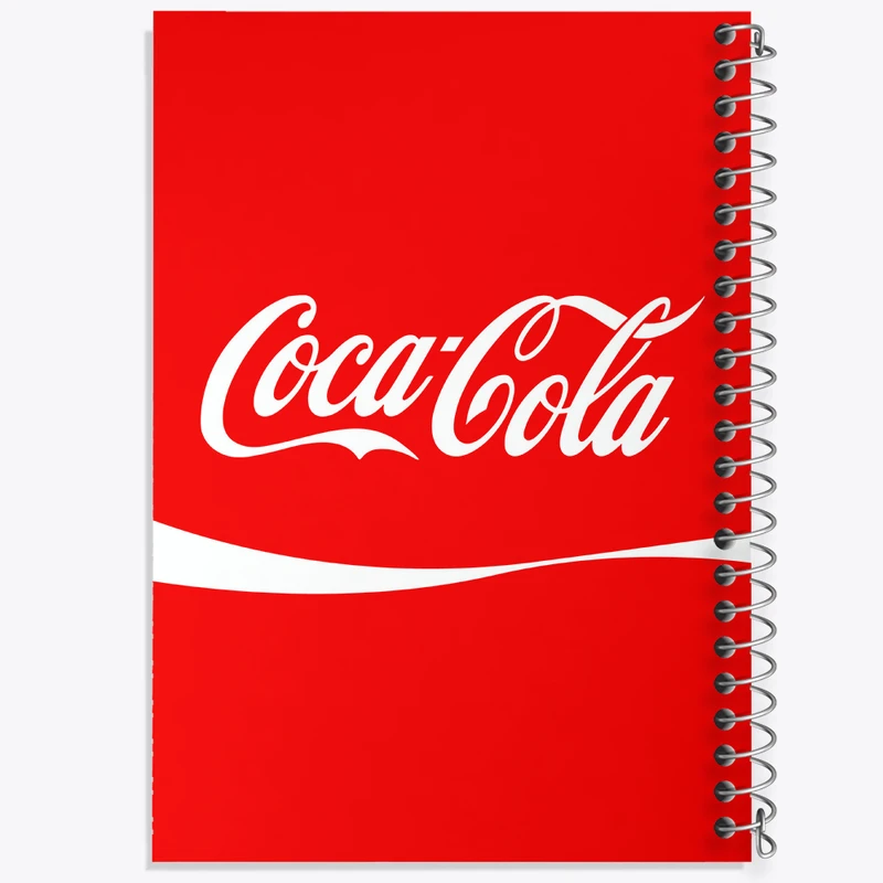 دفتر طراحی 50 برگ خندالو طرح کوکاکولا CocaCola کد 8472