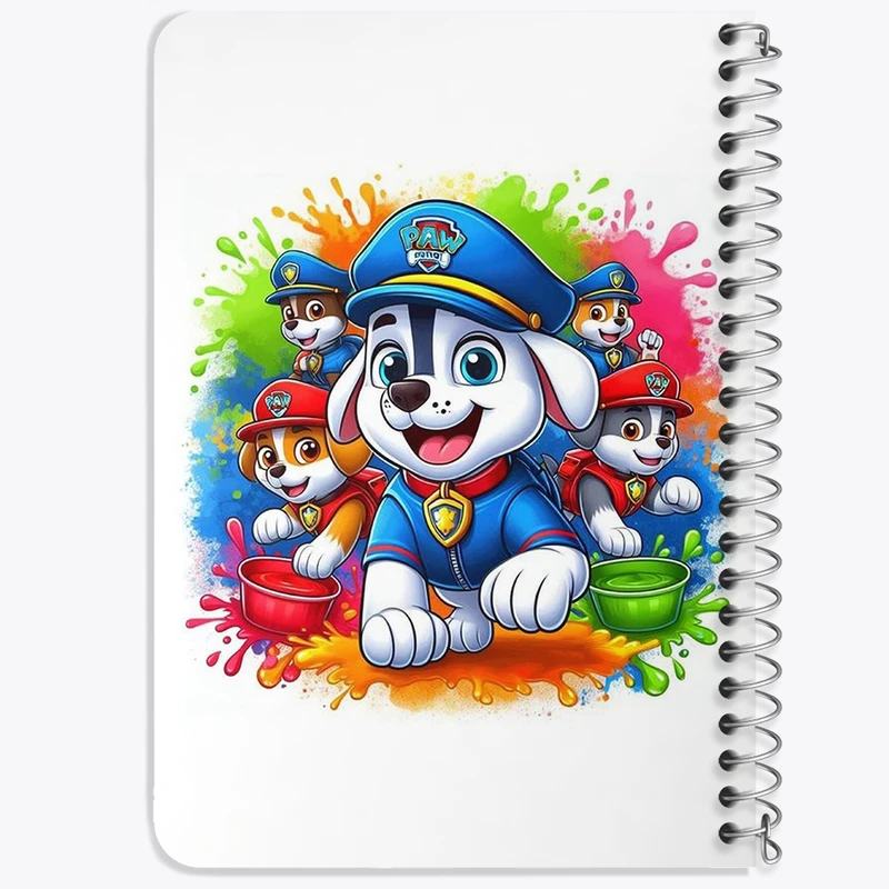 دفتر یادداشت 50 برگ خندالو طرح سگ های نگهبان (Paw Patrol) کد N2179
