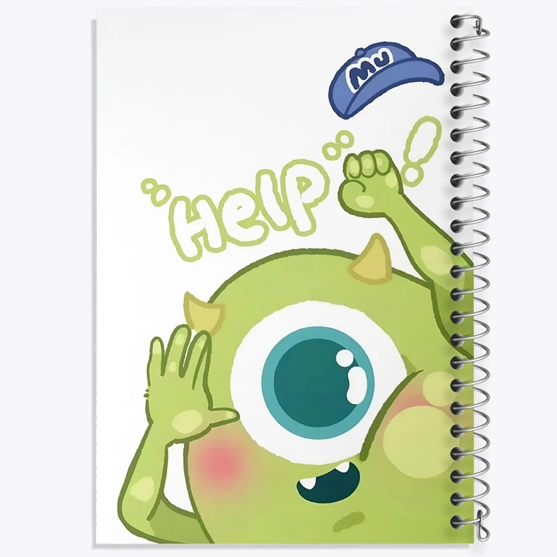 دفتر طراحی 50 برگ خندالو طرح مایک کارخانه هیولاها کد N3492