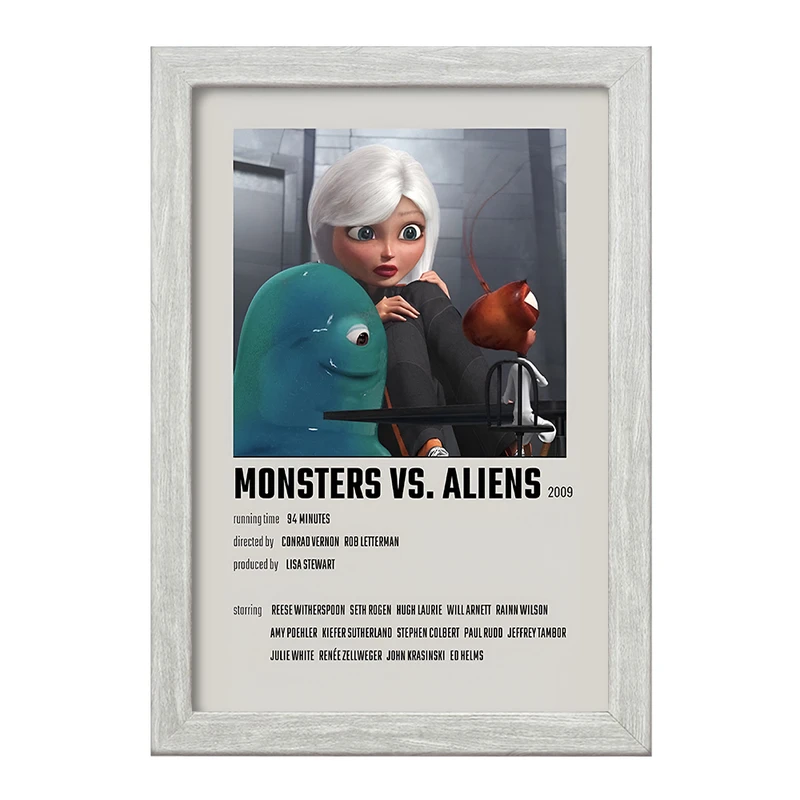 تابلو خندالو طرح هیولاها علیه بیگانگان (Monsters vs. Aliens) کد F13225