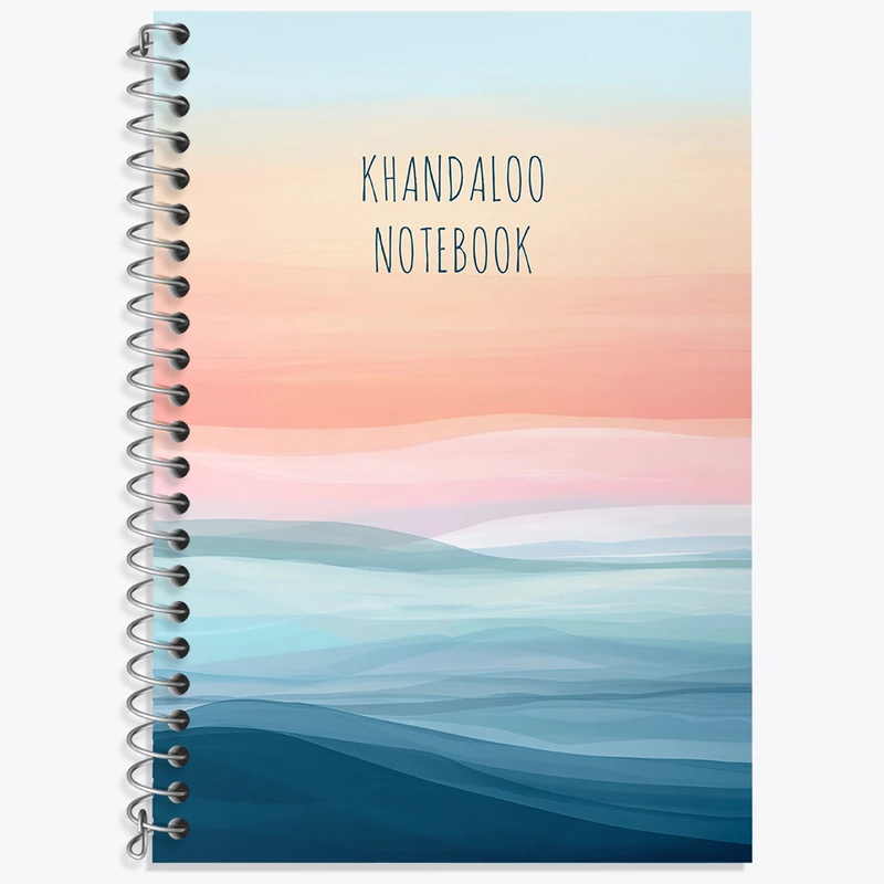 دفتر زبان 50 برگ خندالو طرح مدرن کد N9419