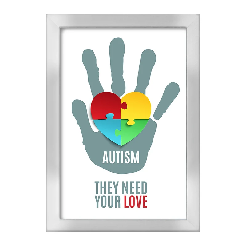 تابلو خندالو طرح اتیسم Autism کد 26745