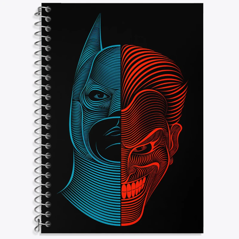 دفتر نت موسیقی 50 برگ خندالو طرح بتمن (Batman) کد F3972
