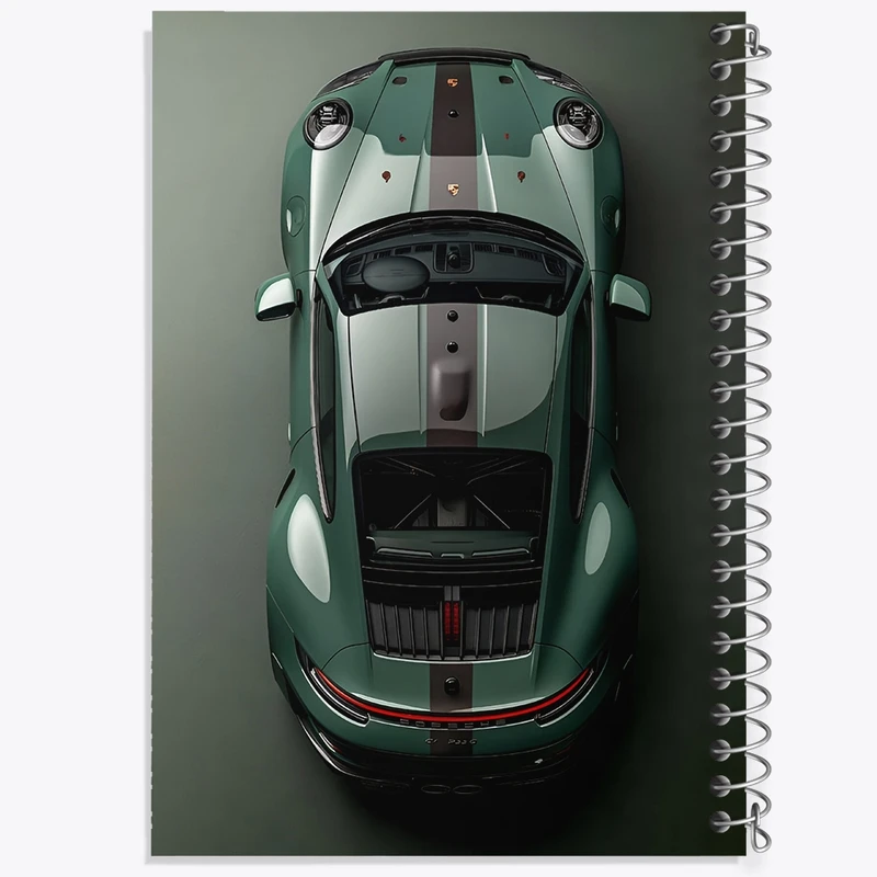 دفتر ژورنال نویسی 50 برگ خندالو مدل نقطه ای طرح ماشین اسپرت کد F3672