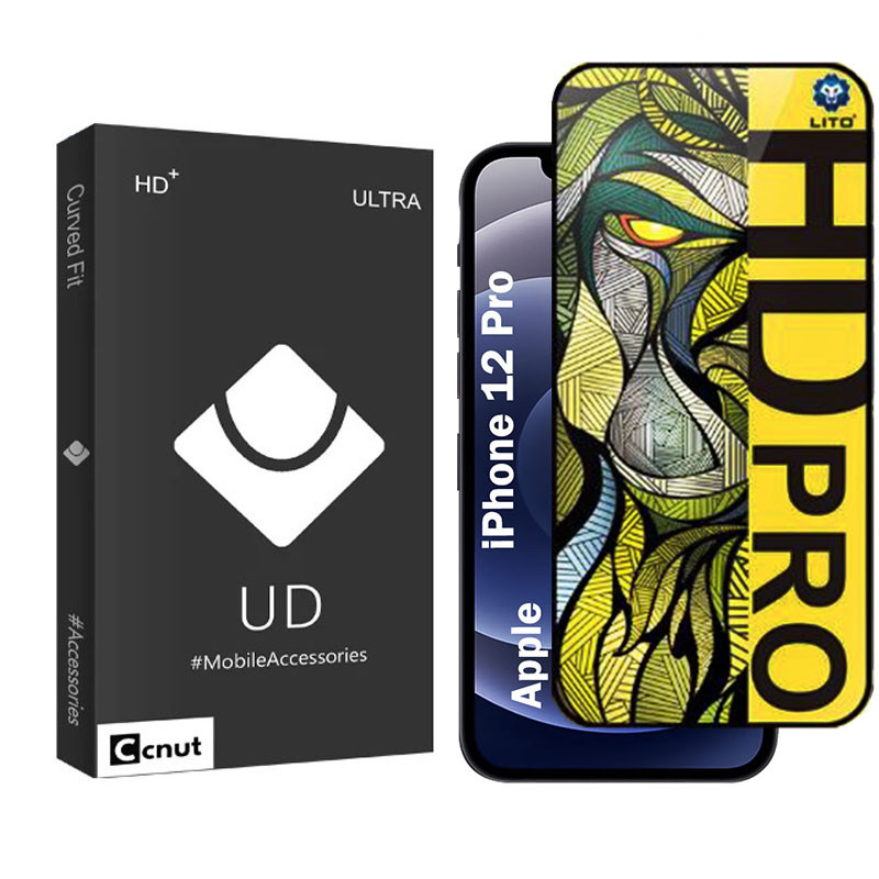 محافظ صفحه نمایش کوکونات مدل LitohM-UDB مناسب برای گوشی موبایل اپل iPhone 12 Pro