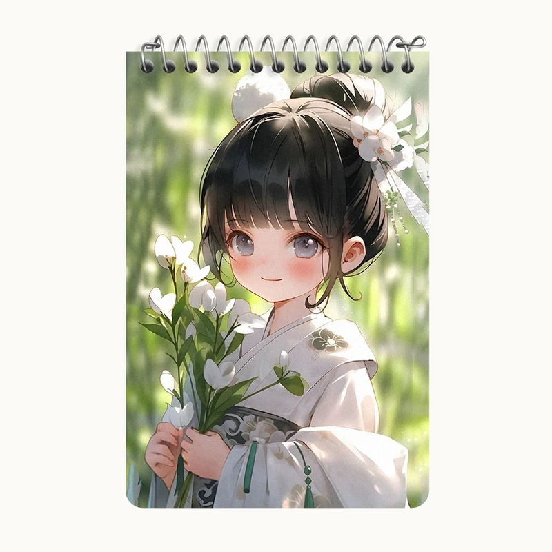 دفتر یادداشت 50 برگ خندالو طرح دخترانه کد F2969