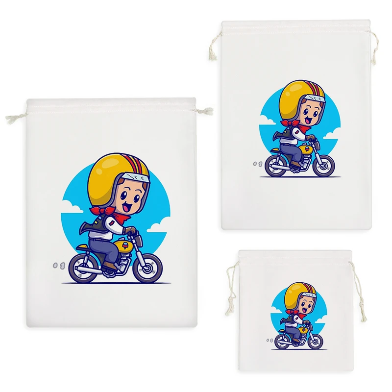 نظم دهنده خندالو مدل پسر موتورسوار کد 2540 مجموعه 3 عددی