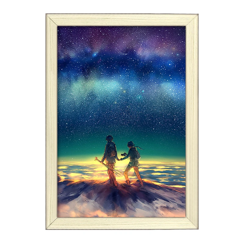 تابلو خندالو طرح کهکشان و سیاره ها کد 25382