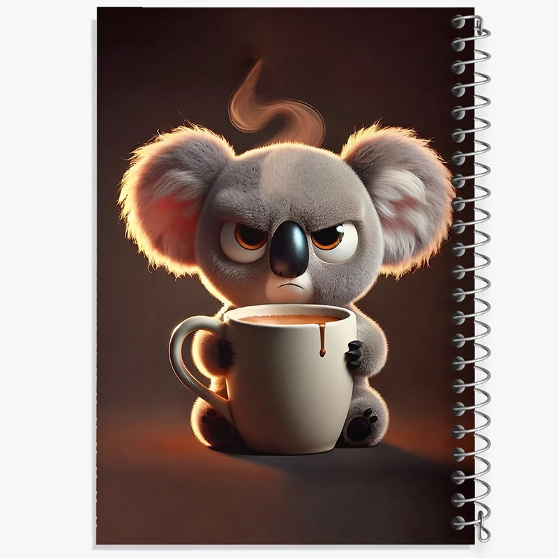 دفتر شطرنجی 50 برگ خندالو طرح کوآلا عصبانی کد F11830