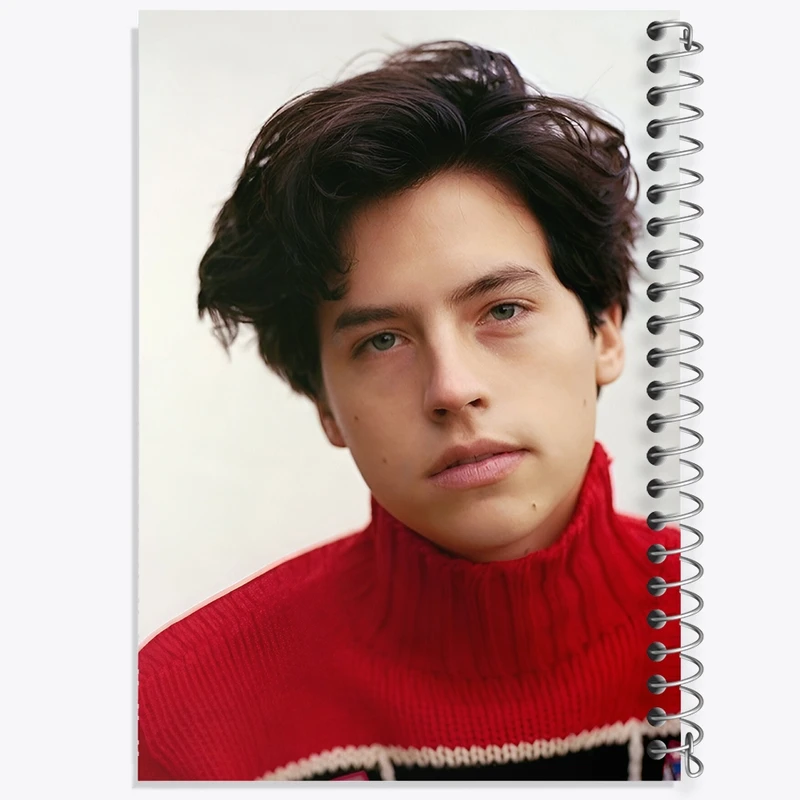 دفتر طراحی 50 برگ خندالو طرح کول اسپراوس(Cole Sprouse) کد F10250