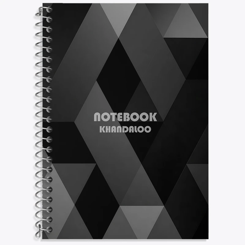 دفتر زبان 50 برگ خندالو مدل سه خط طرح مدرن کد N7579