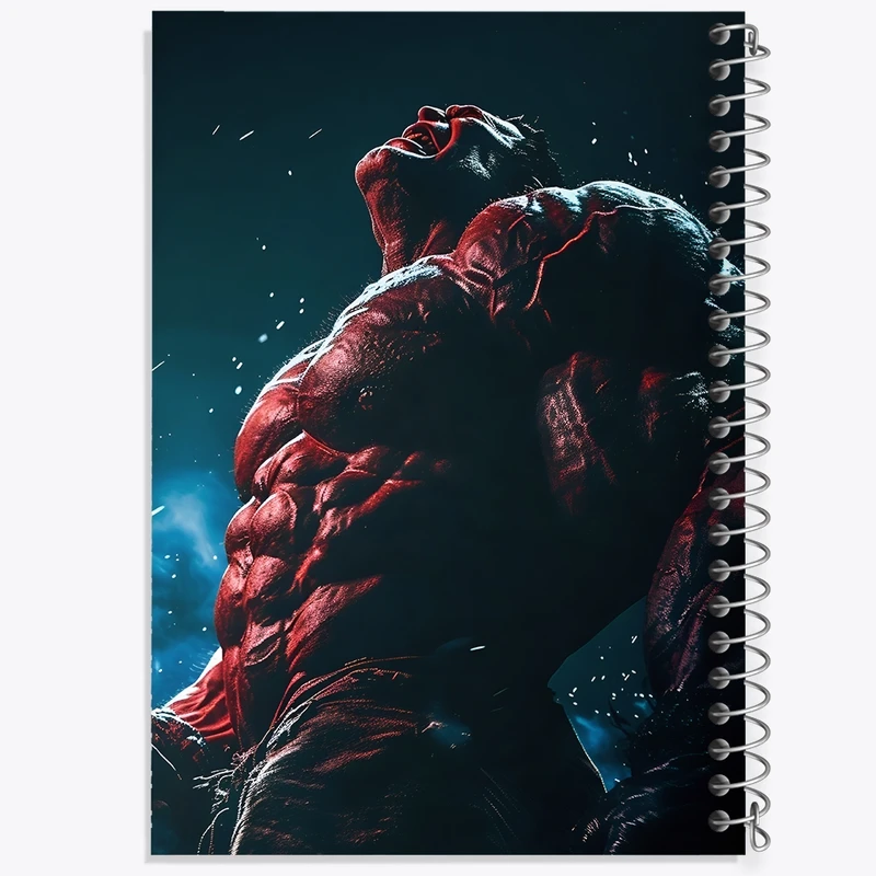 دفتر شطرنجی 50 برگ خندالو طرح هالک مارول (Marvel) کد F10519