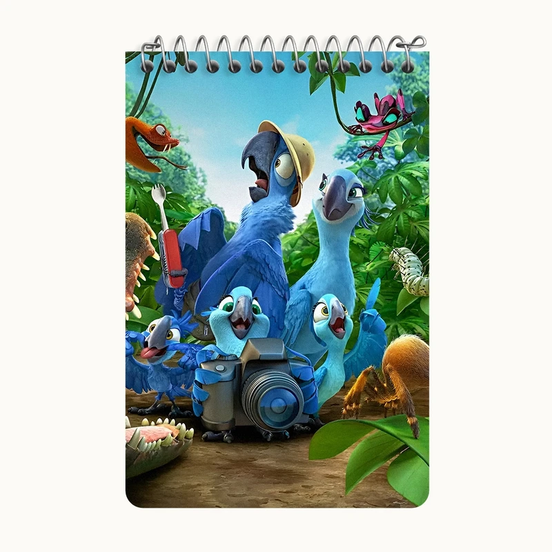 دفتر یادداشت 50 برگ خندالو طرح ریو (Rio) کد F3766