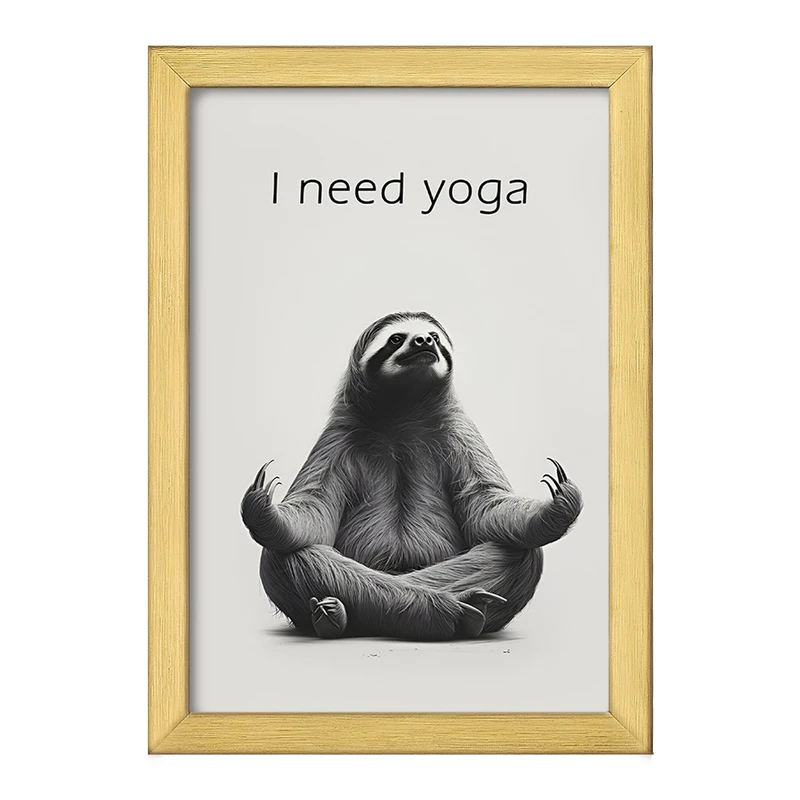 تابلو خندالو طرح I Need Yoga کد F5862