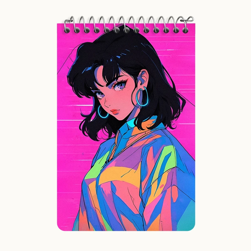 دفتر یادداشت 50 برگ خندالو طرح دخترانه کد F4719