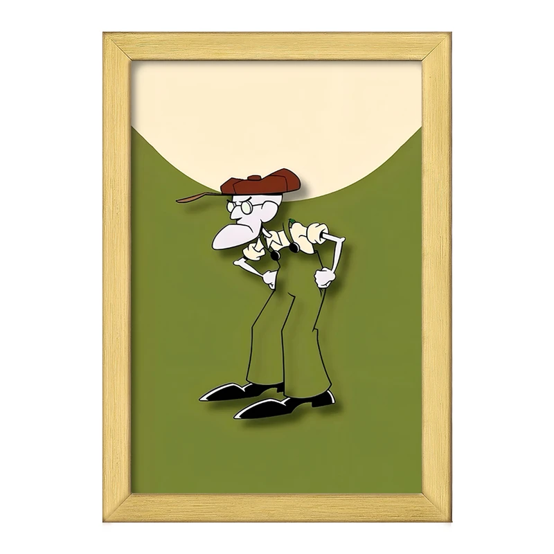 تابلو خندالو طرح شجاعت سگ ترسو (Courage the Cowardly Dog) کد F10806