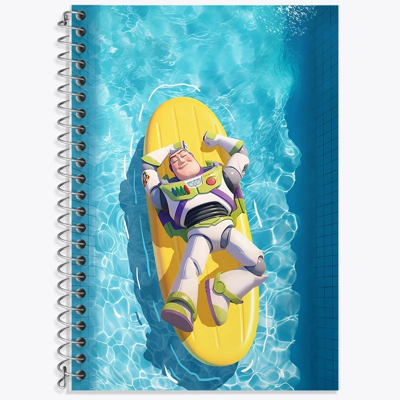 دفتر زبان 50 برگ خندالو مدل سه خط طرح بازلایتیر داستان اسباب بازی ها کد F13697