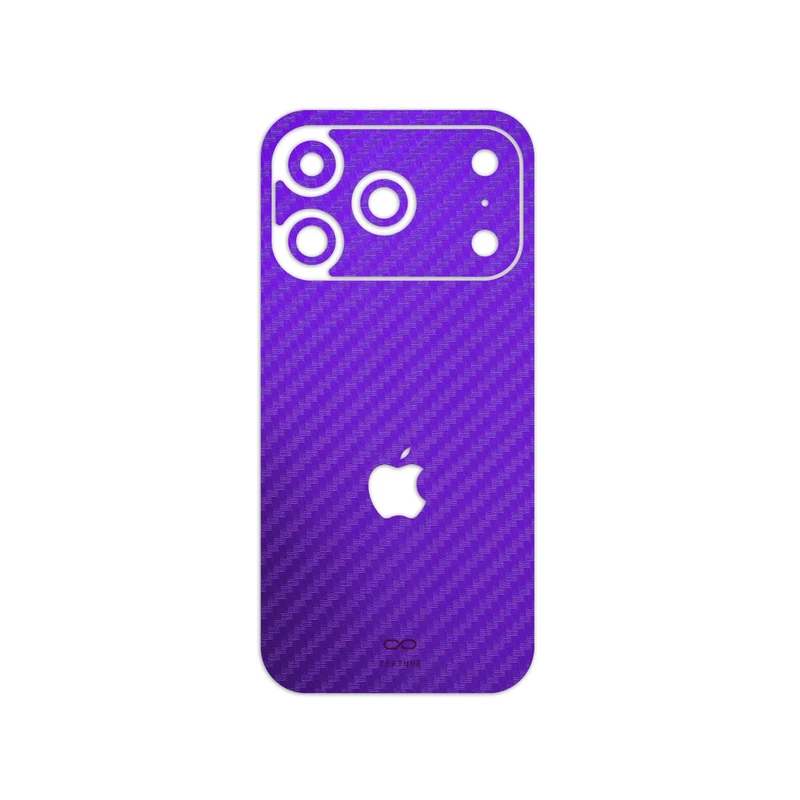 برچسب پوششی ماهوت مدل Purple-Fiber مناسب برای گوشی موبایل اپل iPhone 17 Pro