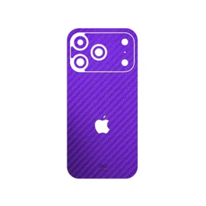 MAHOOT Purple-Fiber Cover Sticker for Apple iPhone 17 Pro