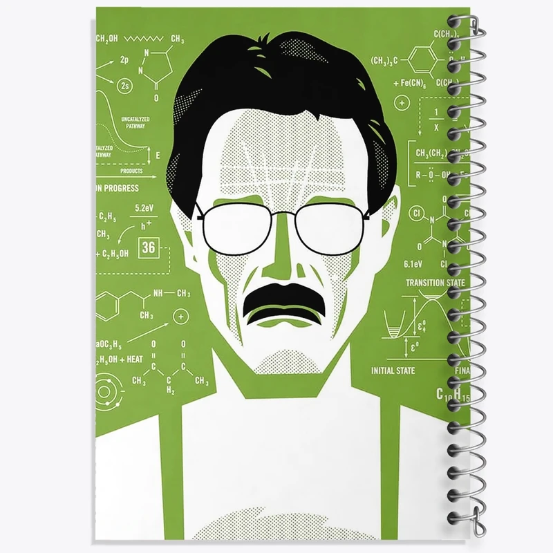 دفتر طراحی 50 برگ خندالو طرح سریال بریکینگ بد Breaking Bad  کد 13292