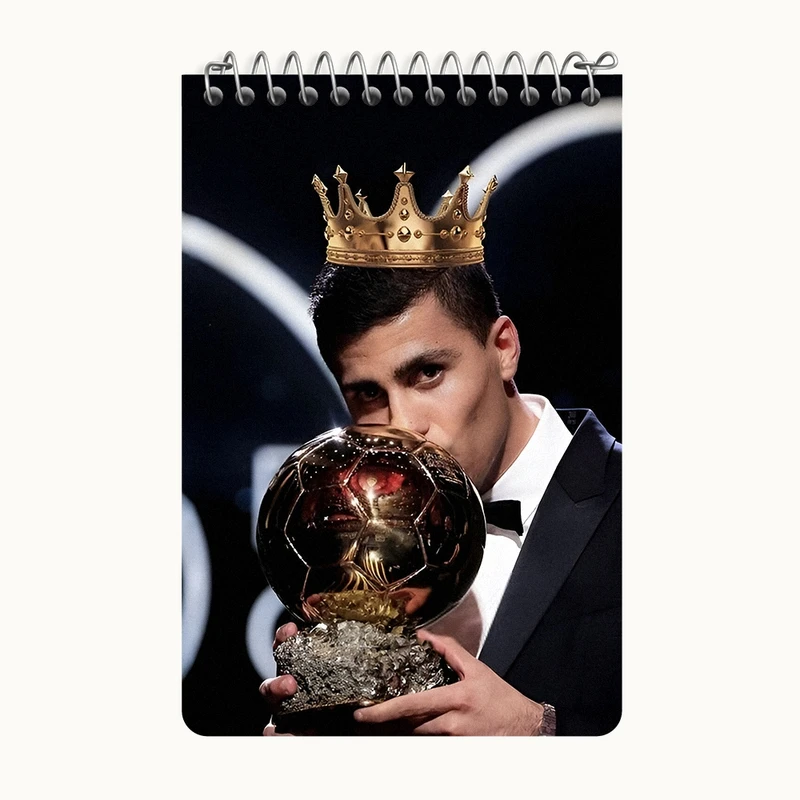 دفتر یادداشت 50 برگ خندالو طرح رودریگو (Rodri) کد F14284