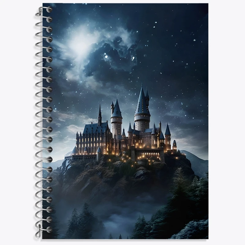 دفتر لغت 50 برگ خندالو طرح هاگوارتز هری پاتر کد F4267