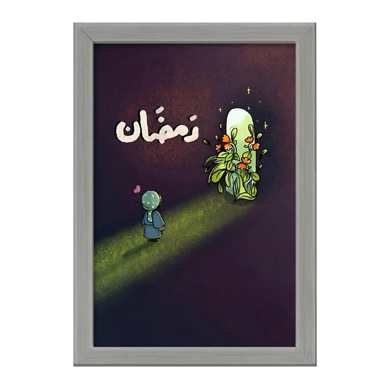 تابلو خندالو طرح ماه رمضان کد F11623