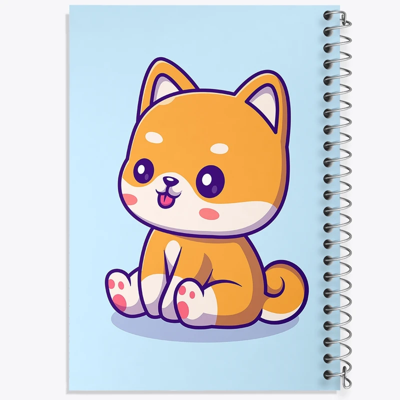 دفتر طراحی 50 برگ خندالو طرح حیوانات بامزه گربه کد 29723