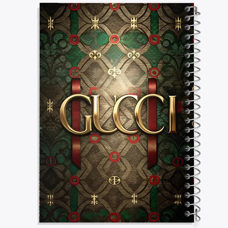 دفتر مشق 50 برگ خندالو طرح گوچی (Gucci) کد F10649