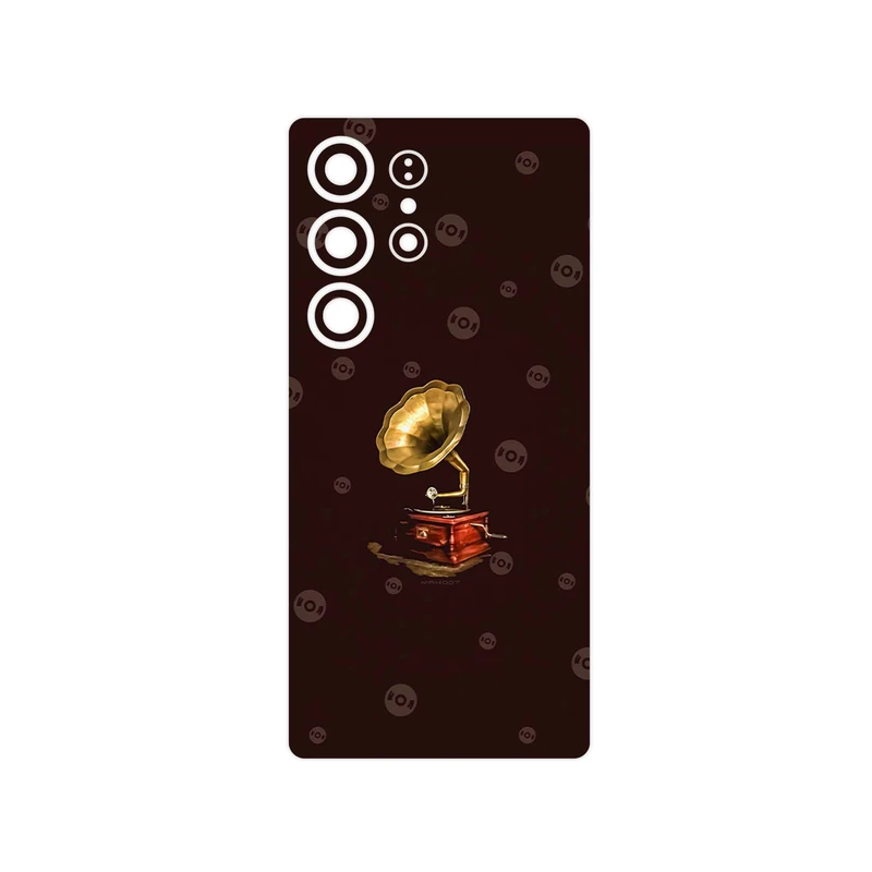 برچسب پوششی ماهوت مدل Gramophone Nostalgia مناسب برای گوشی موبایل سامسونگ Galaxy S25 Ultra