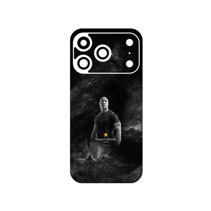 برچسب پوششی ماهوت مدل Dwayne Johnson مناسب برای گوشی موبایل اپل iPhone 17 Pro