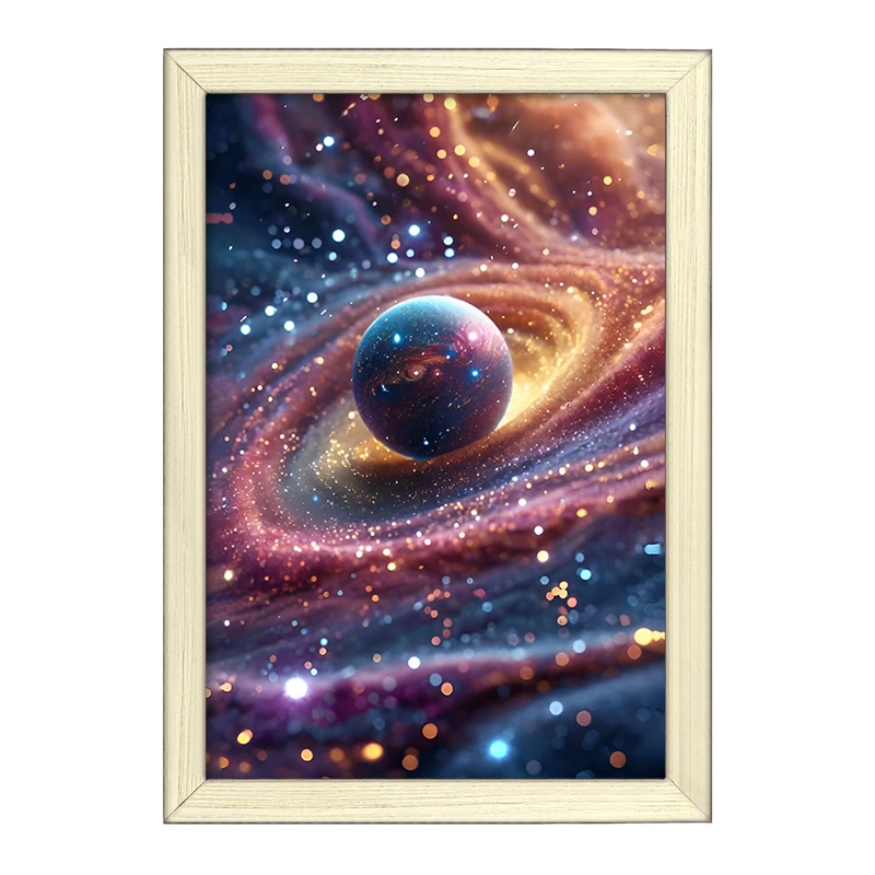تابلو خندالو طرح کهکشان کد F11521