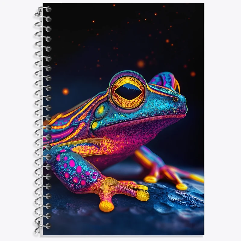 دفتر لغت 50 برگ خندالو طرح قورباغه کد F12092