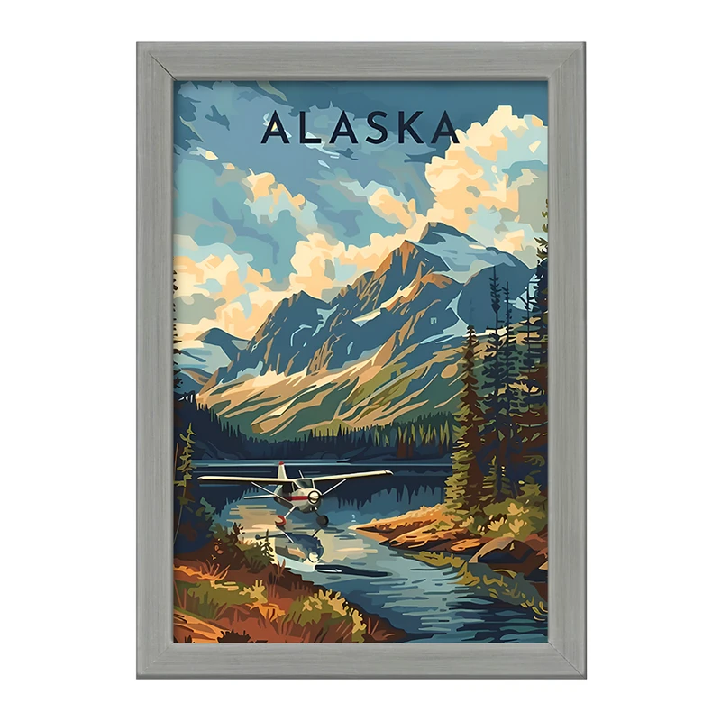 تابلو خندالو طرح آلاسکا (Alaska) کد F12899