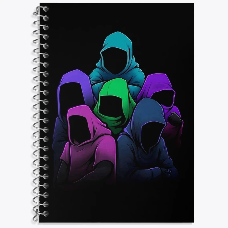 دفتر لغت 50 برگ خندالو طرح ترسناک کد F3144