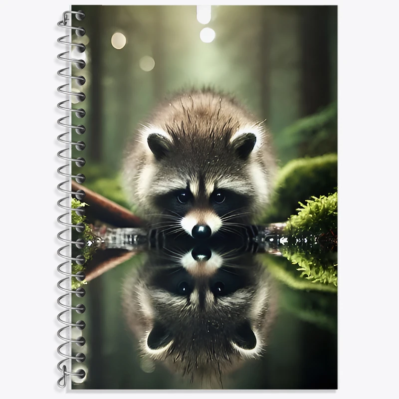 دفتر نت موسیقی 50 برگ خندالو طرح راکون کد F11825