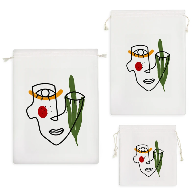 نظم دهنده خندالو مدل پرتره گل و گیاه کد 8441 مجموعه 3 عددی